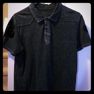 Men's polo affliction shirt